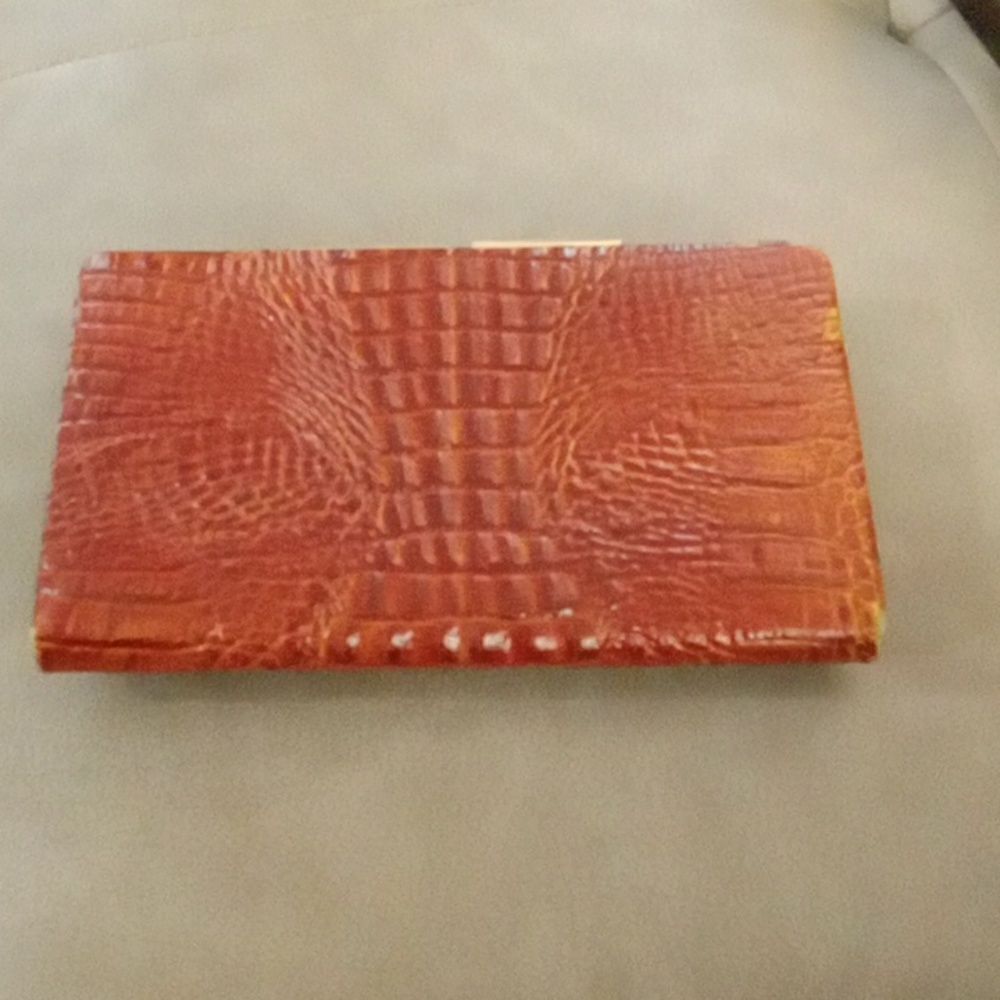 Pierre Cardin vintage alligator leather French purse/clutch suede interior - Picture 2 of 6